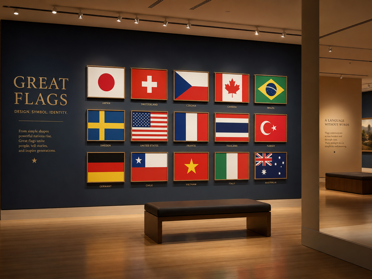 Great flag design gallery with bold simple flags